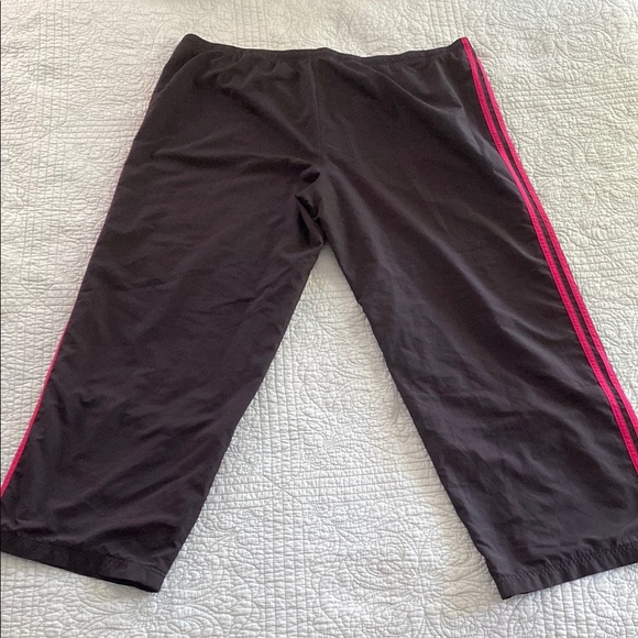 Adidas Black and Pink Track Pants for Active Performance - Picture 4 of 4